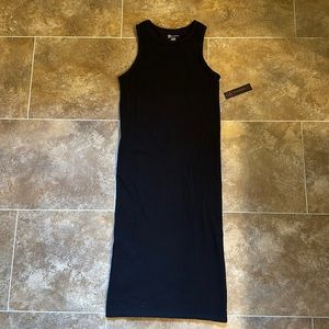 NWT Black Bodycon Midi Dress Sz M 7-9